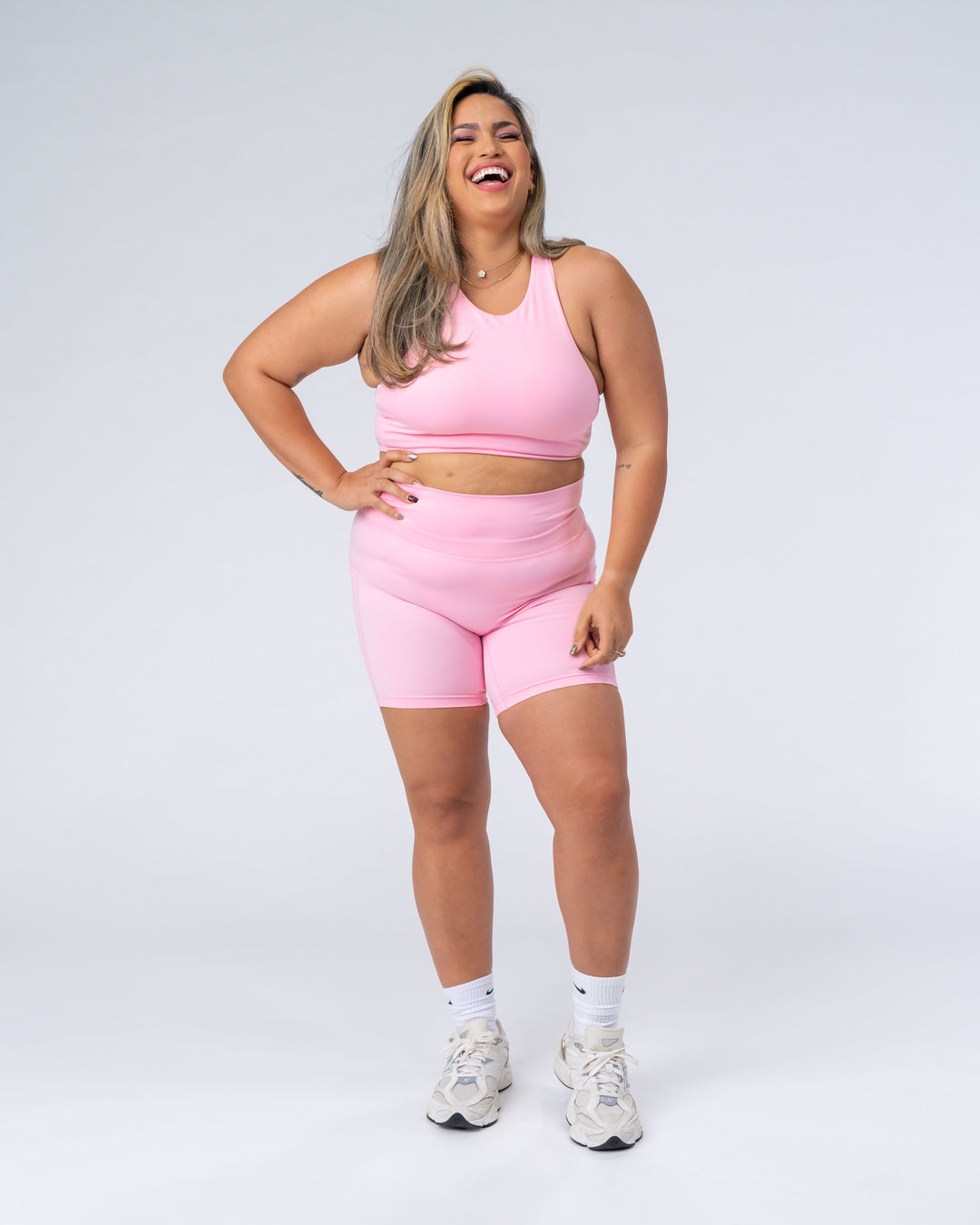 ESSENCE High Neck Racerback Sports Bra