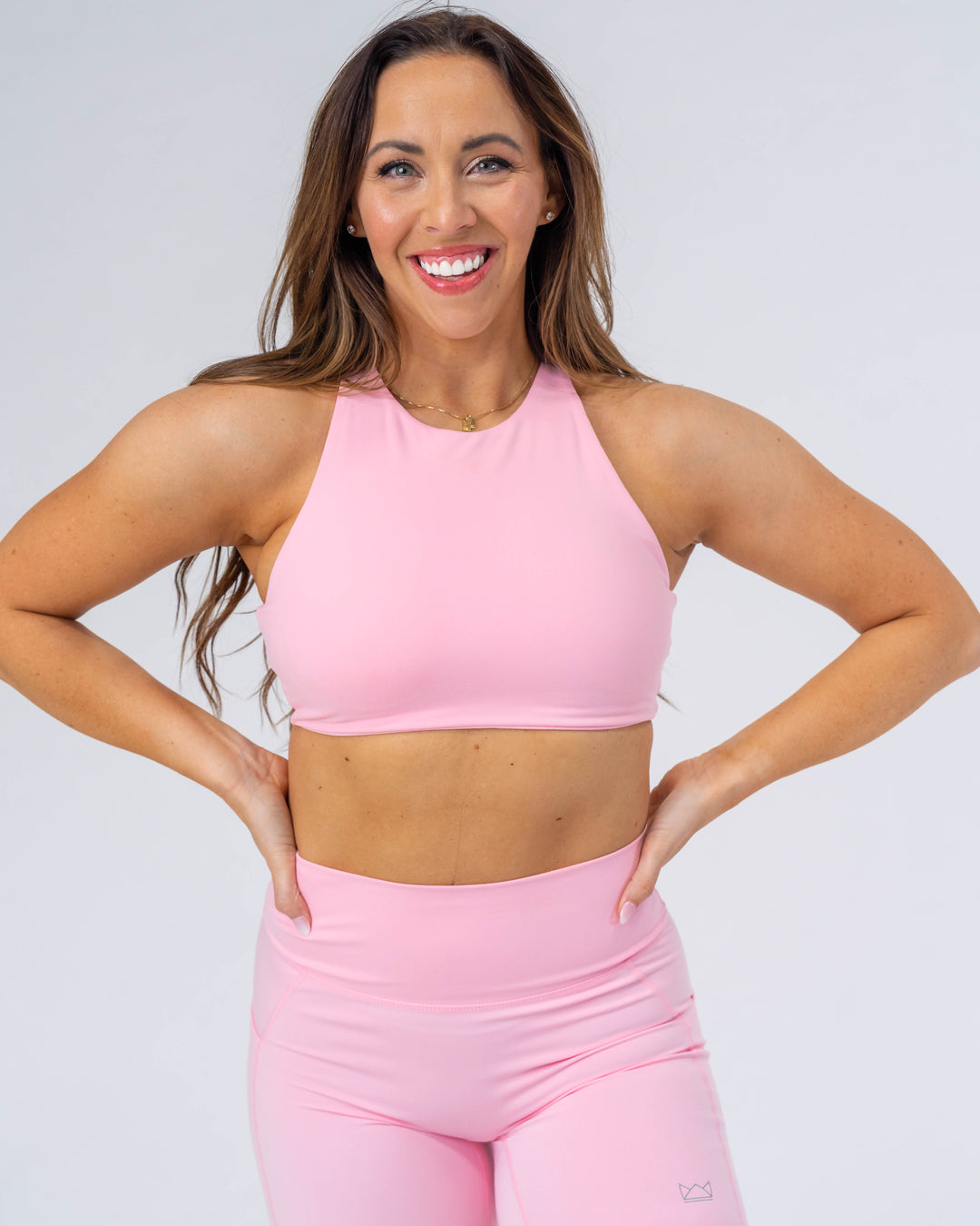 ESSENCE High Neck Racerback Sports Bra