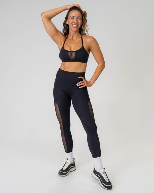 DAYDREAM Performance Full Length Legging Mesh Side Panels and Pockets
