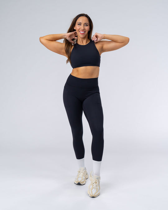 ESSENCE High Neck Racerback Sports Bra