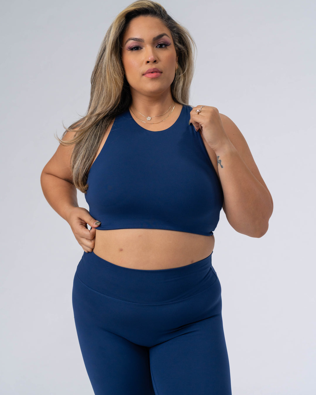 ESSENCE High Neck Racerback Sports Bra