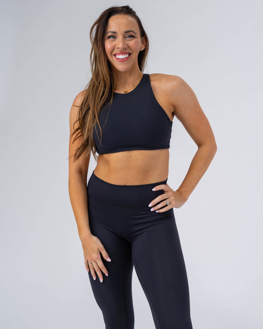 ESSENCE High Neck Racerback Sports Bra