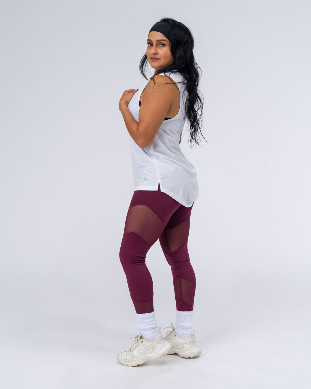 Flowy Scoop Hem Muscle Tank