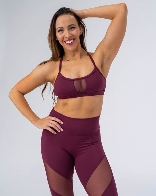 ESSENCE Mesh "Y" Back Sports Bra