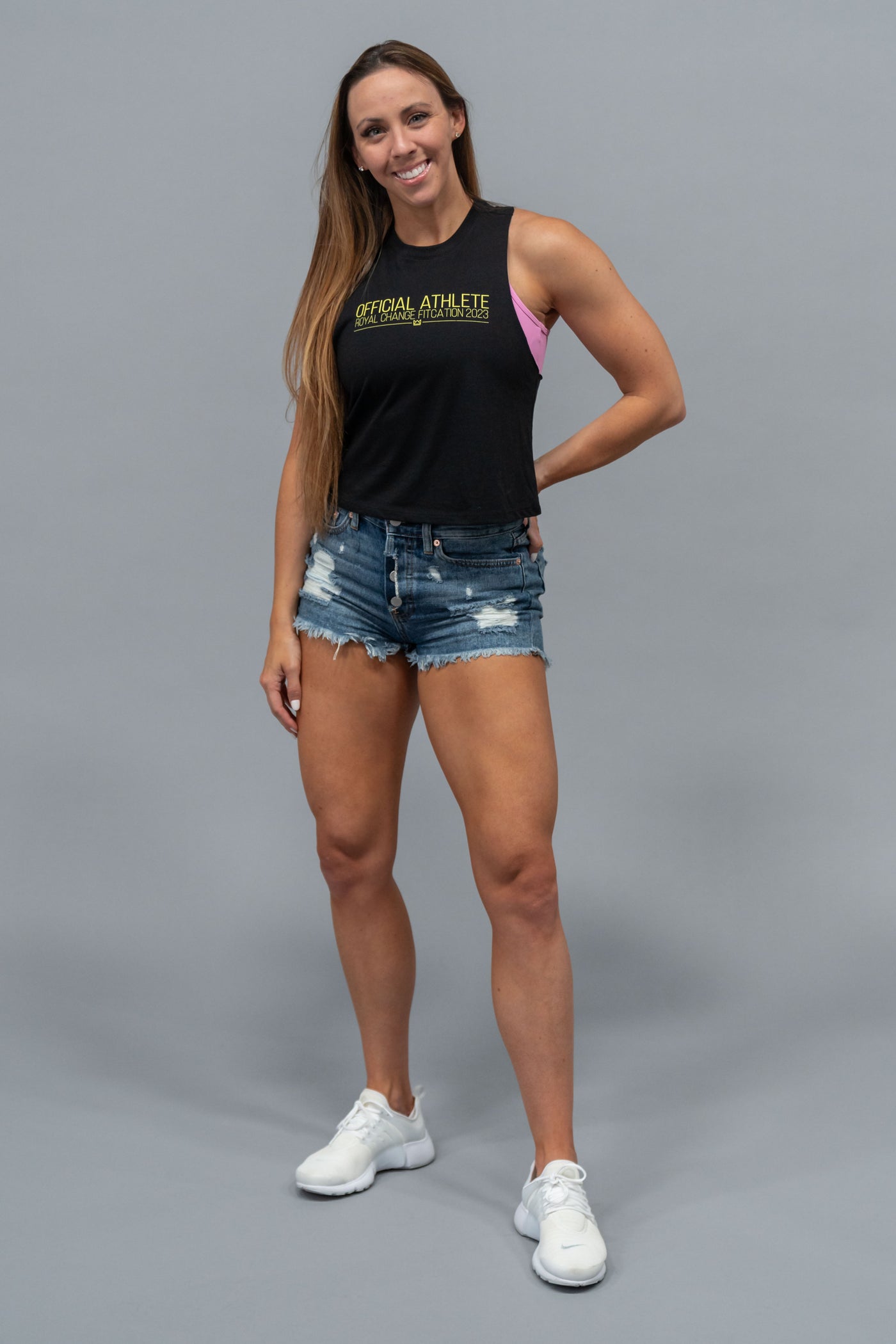 Official FITCATION 2023 Racerback Cropped Tank