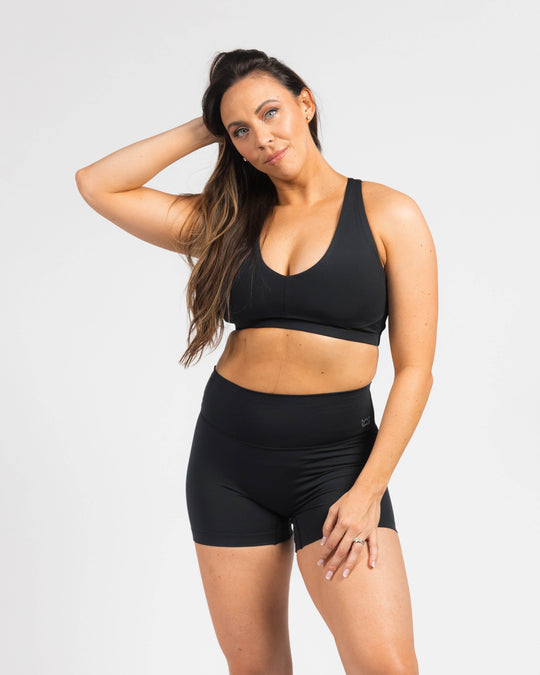 BOLD Scoop Neck Racerback Sports Bra