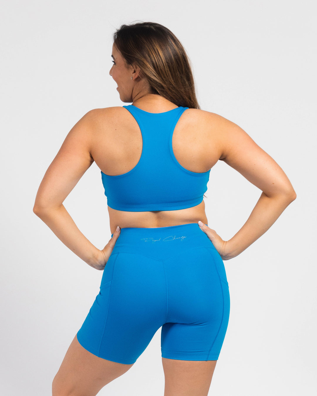 BOLD Scoop Neck Racerback Sports Bra