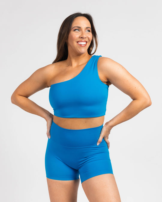 BOLD One-Shoulder Longline Bra