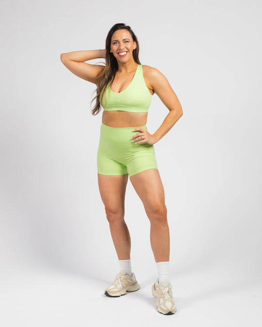 BOLD Scoop Neck Racerback Sports Bra