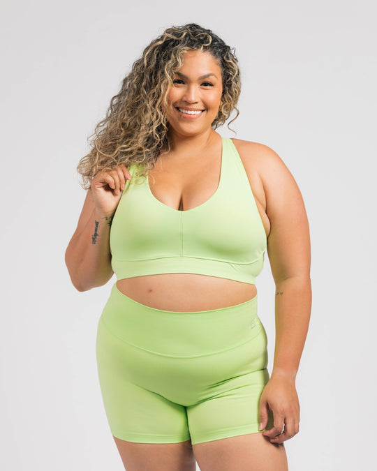BOLD Scoop Neck Racerback Sports Bra