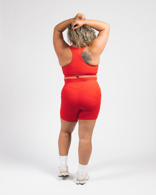 BOLD Scoop Neck Racerback Sports Bra