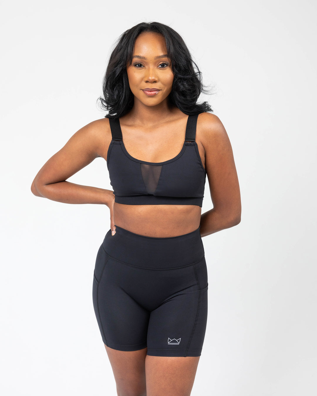 Vivid "V" Mesh Sports Bra