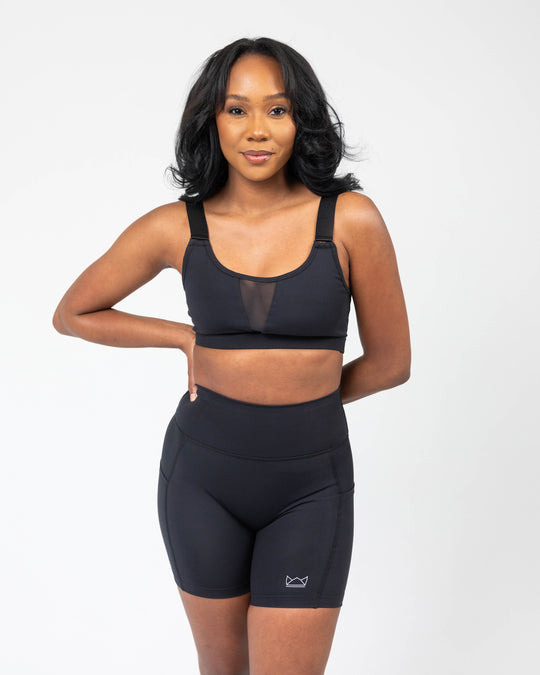 Vivid "V" Mesh Sports Bra