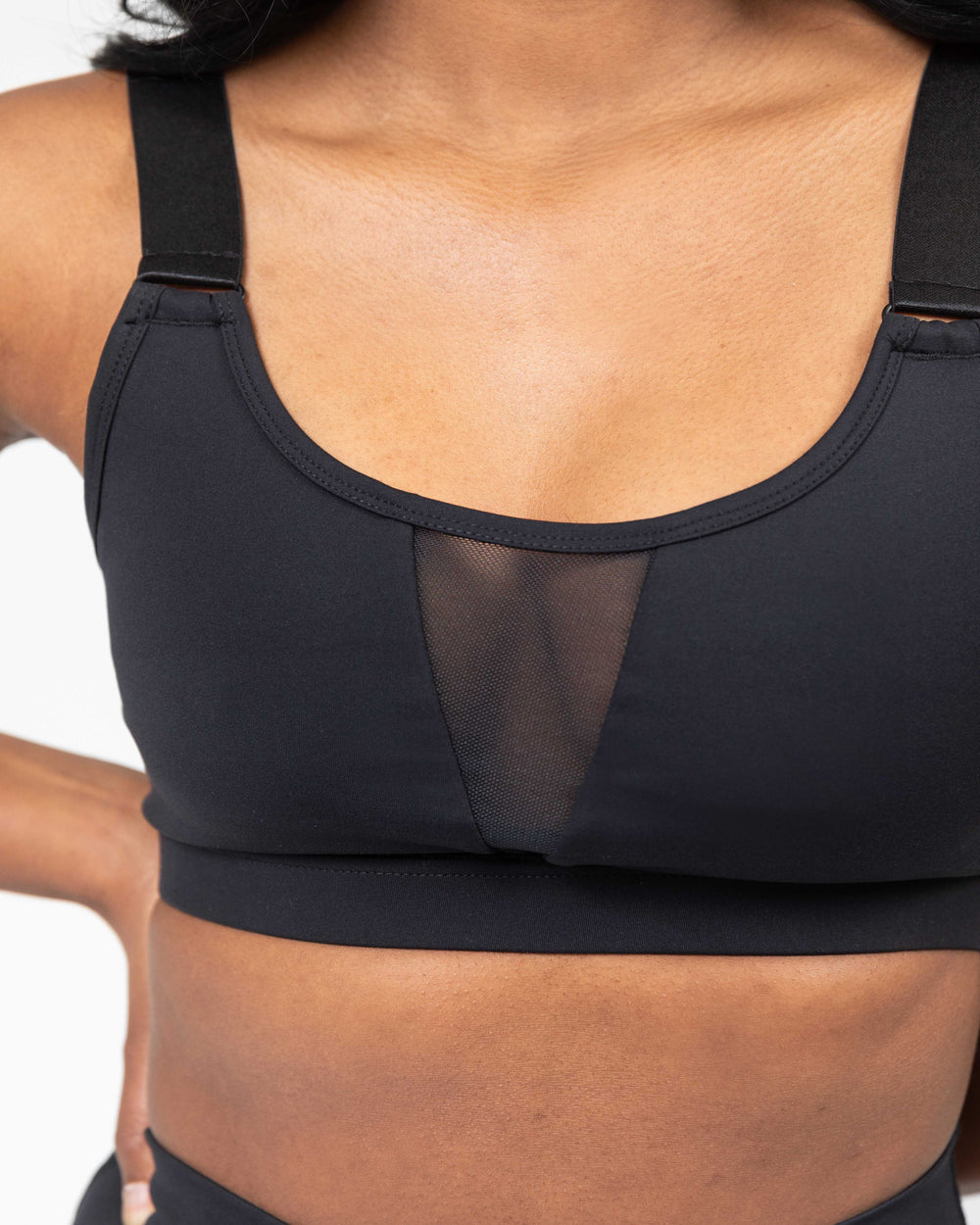 Vivid "V" Mesh Sports Bra