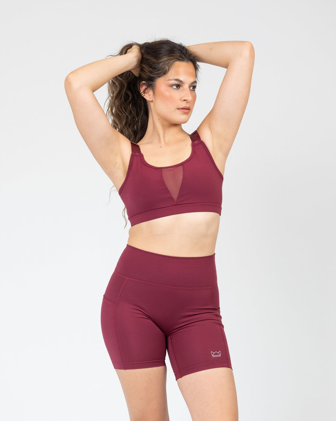 Vivid "V" Mesh Sports Bra