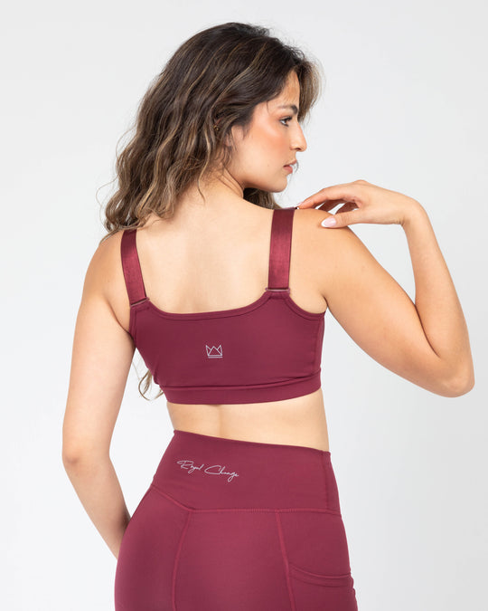 Vivid "V" Mesh Sports Bra