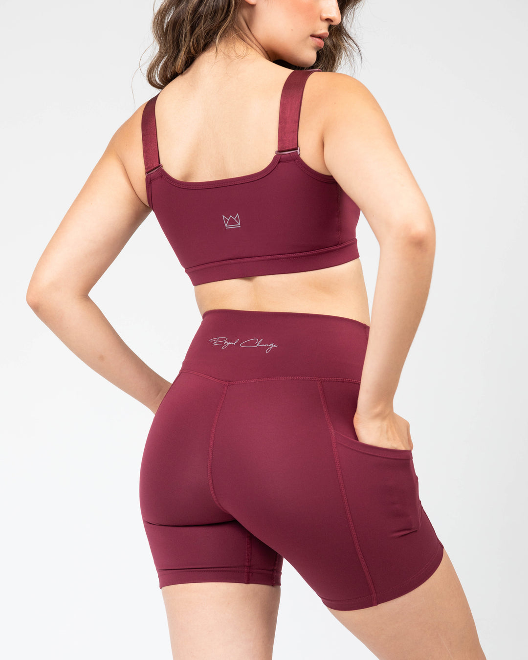 Vivid "V" Mesh Sports Bra