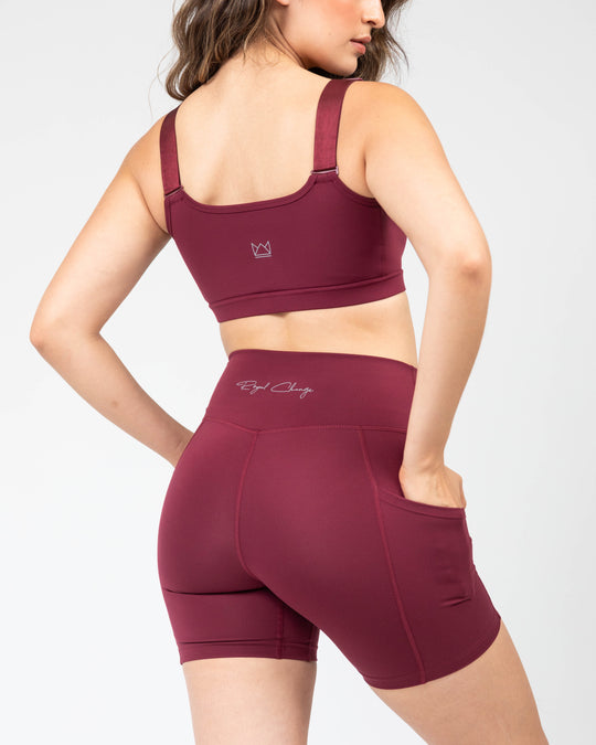 Vivid "V" Mesh Sports Bra