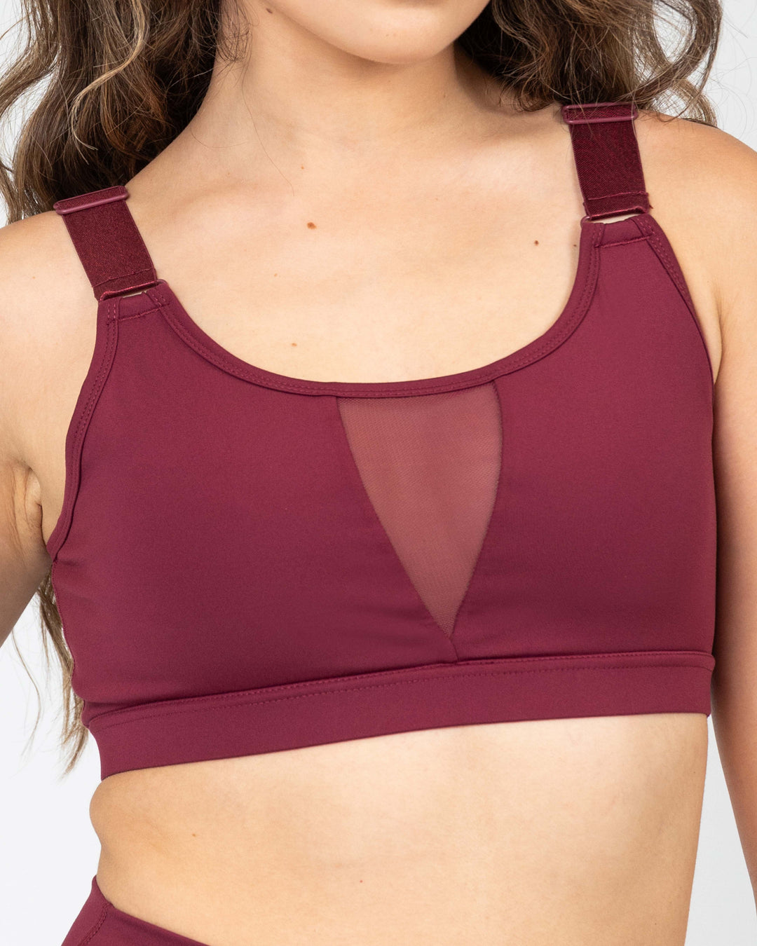 Vivid "V" Mesh Sports Bra