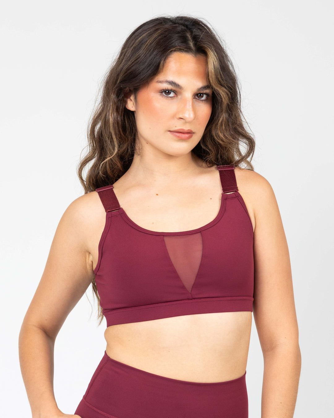 Vivid "V" Mesh Sports Bra