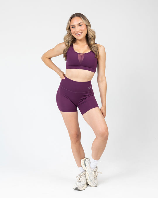 Vivid "V" Mesh Sports Bra