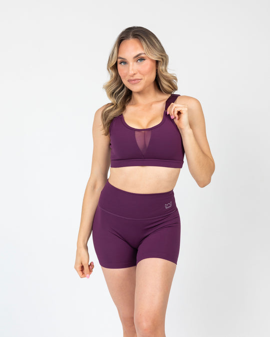 Vivid "V" Mesh Sports Bra