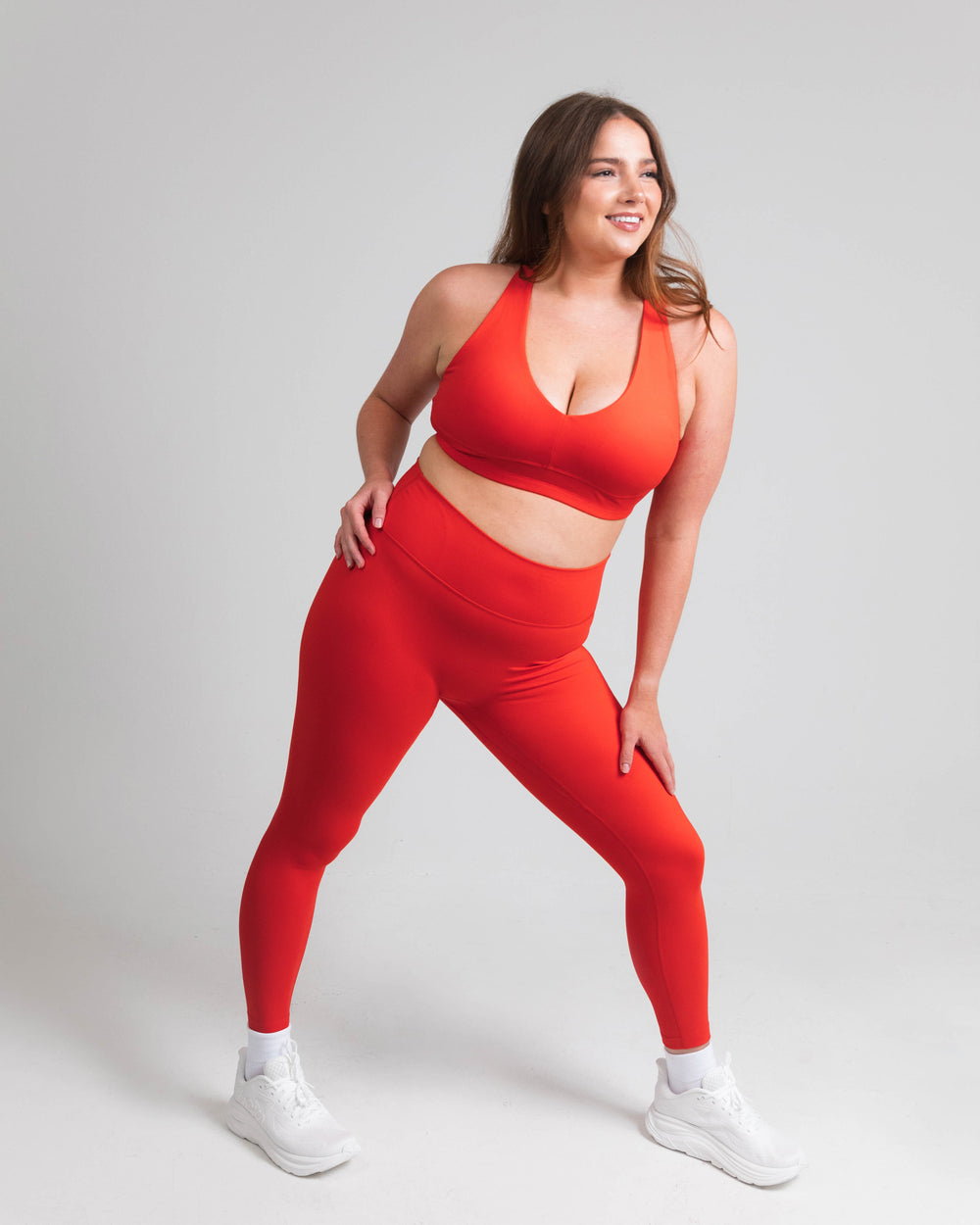 BOLD Scoop Neck Racerback Sports Bra