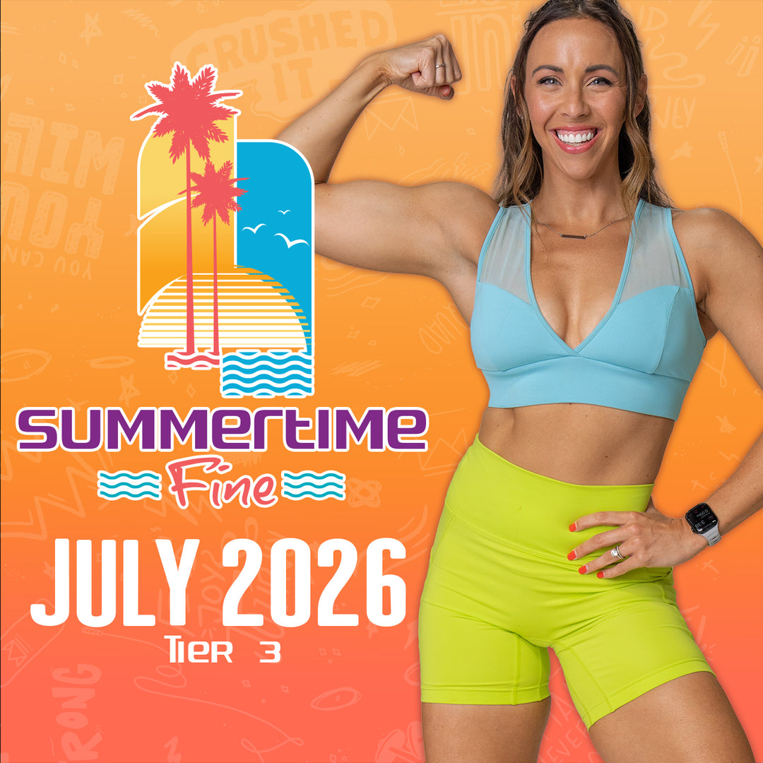 Summertime Fine July 2026 - TIER 3 - Workout & Stretch Program Calendar