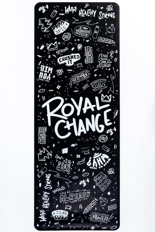 LIMITED EDITION Royal Change Graffiti Yoga Mat | 5MM